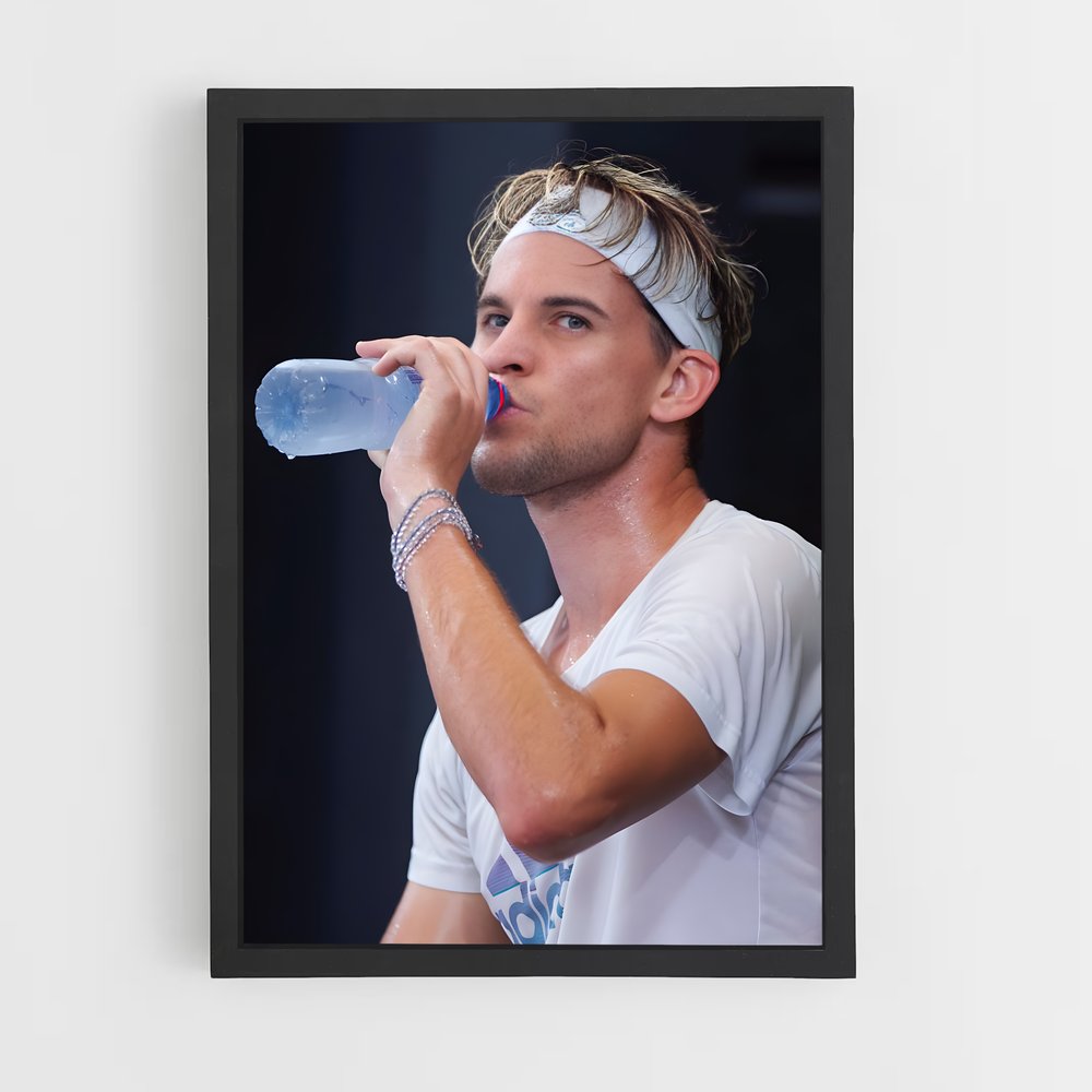 Poster Hydratation Champion – affiche Tennis (vue 2)